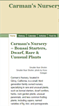 Mobile Screenshot of carmansnursery.com